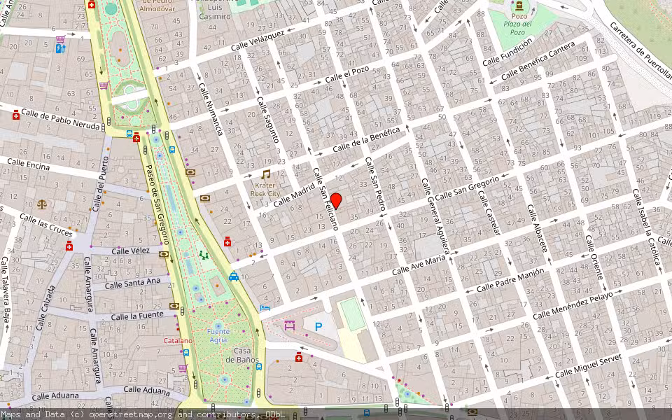 Mapa de Subasta Inmueble (Vivienda) en Puertollano, Ciudad Real