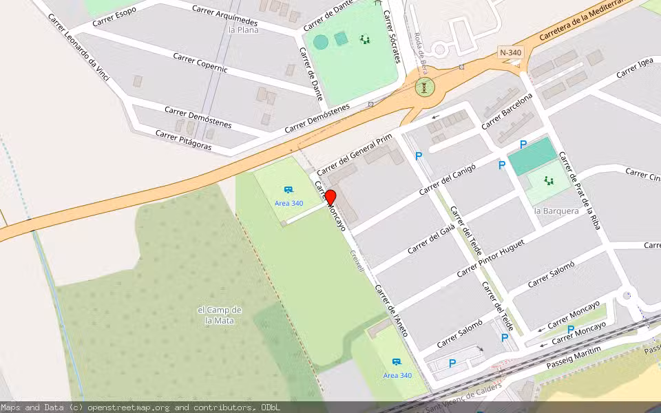 Mapa de Subasta Inmueble (Otros) en Roda De Barà, Tarragona