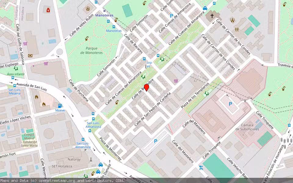 Mapa de Subasta Inmueble (Vivienda) en Madrid