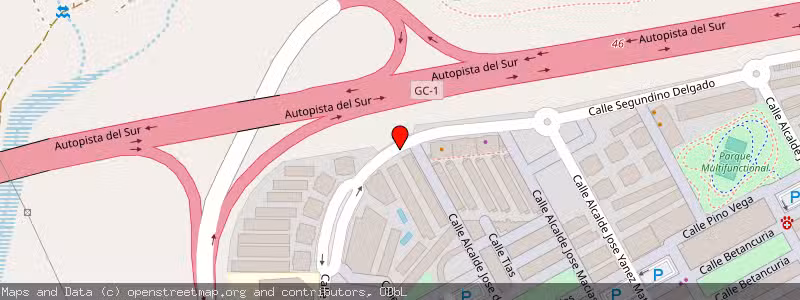 Mapa de Subasta de Inmueble (Vivienda) en San Bartolomé De Tirajana, Las Palmas 