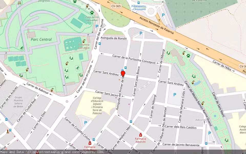 Mapa de Subasta Inmueble (Vivienda) en Paterna, Valencia/València