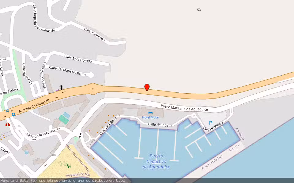 Mapa de Subasta Inmueble (Solar) en Roquetas De Mar ( Aguadulce), Almería