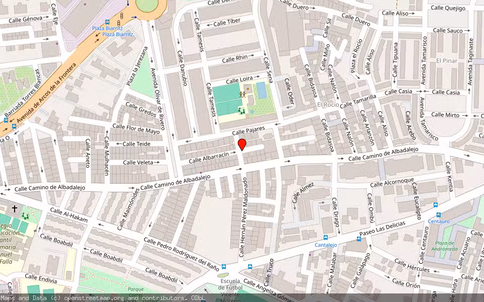 Mapa de Subasta Inmueble (Garaje) en Jerez De La Frontera, Cádiz