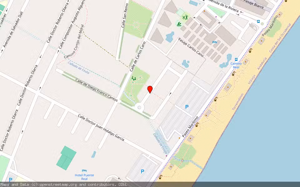 Mapa de Subasta Inmueble (Vivienda) en Torremolinos, Málaga