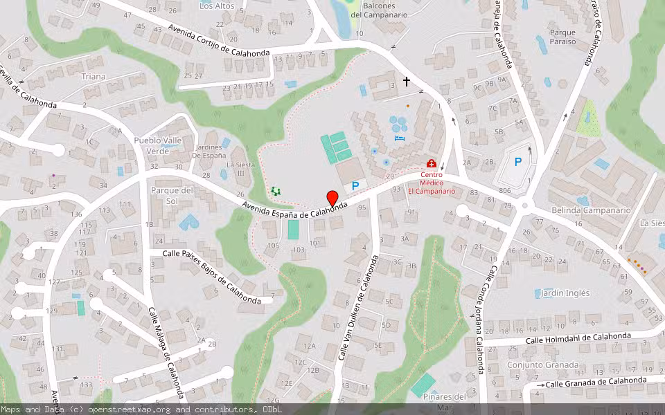 Mapa de Subasta Inmueble (Vivienda) en Mijas, Málaga