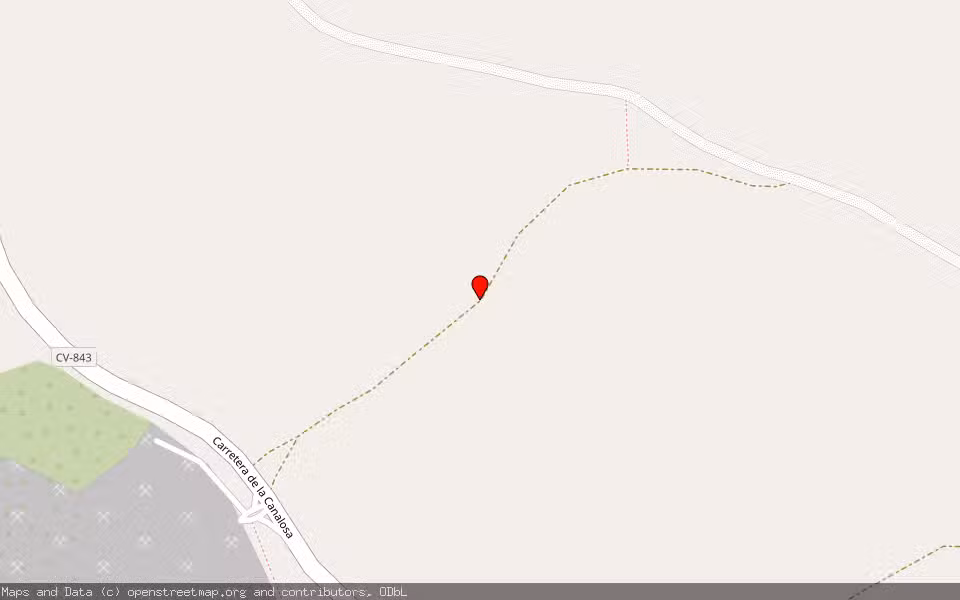 Mapa de Subasta Inmueble (Finca rústica) en Hondon De Las Nieves, Alicante/Alacant