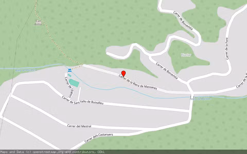 Mapa de Subasta Inmueble (Otros) en Massanes, Girona