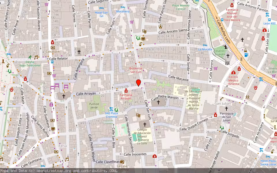 Mapa de Subasta Inmueble (Vivienda) en Sevilla