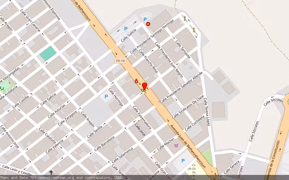 Mapa de Subasta Inmueble (Otros) en Puerto Rosario, Las Palmas