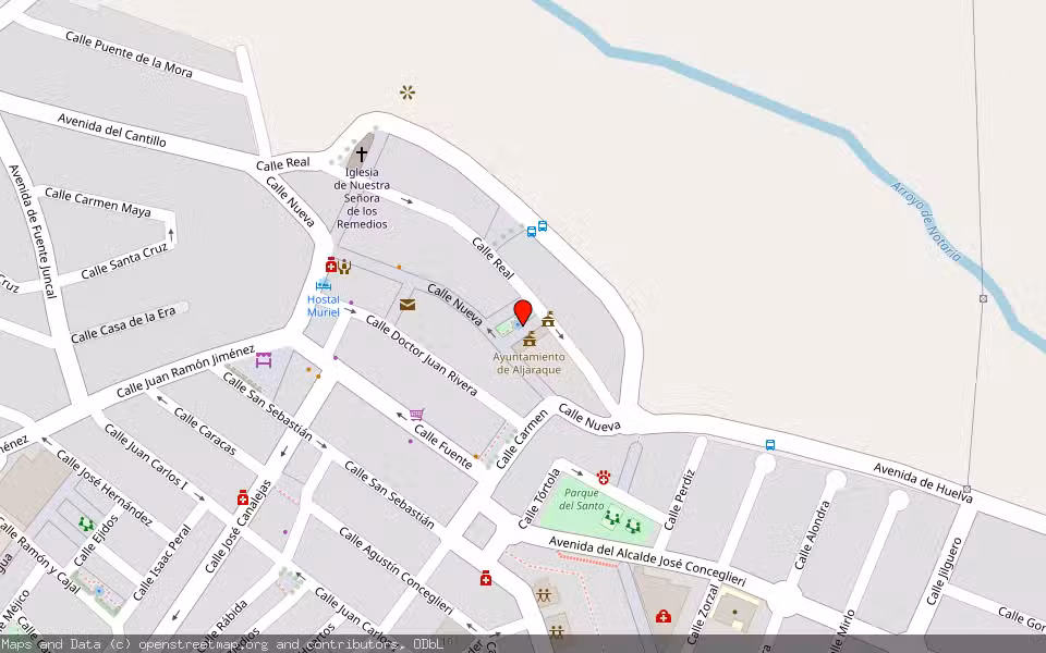 Mapa de Subasta Inmueble (Vivienda) en Aljaraque, Huelva