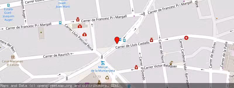 Mapa de Subasta de Inmueble (Garaje) en Sant Boi De Llobregat, Barcelona 