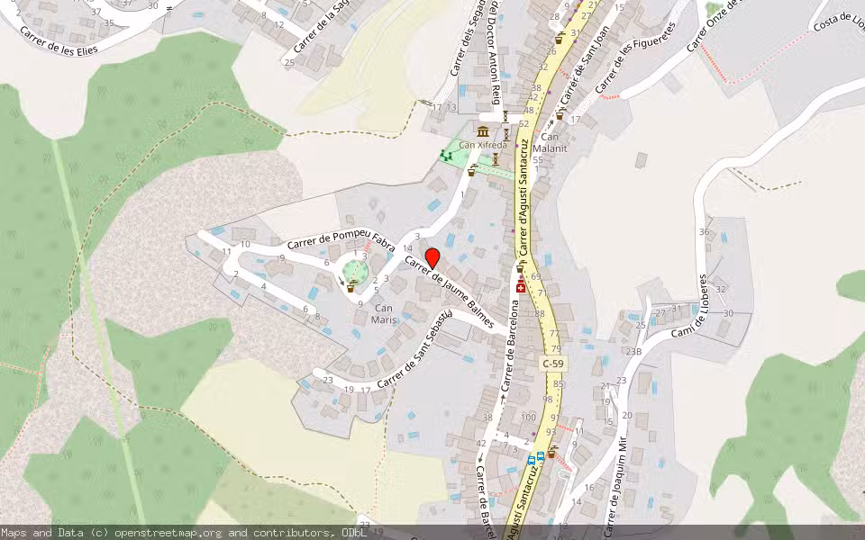 Mapa de Subasta Inmueble (Vivienda) en Sant Feliu De Codines, Barcelona