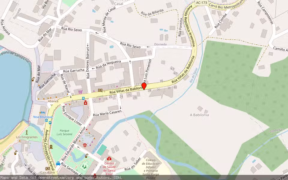 Mapa de Subasta Inmueble (Solar) en Santa Maria De Lians - Oleiros, A Coruña