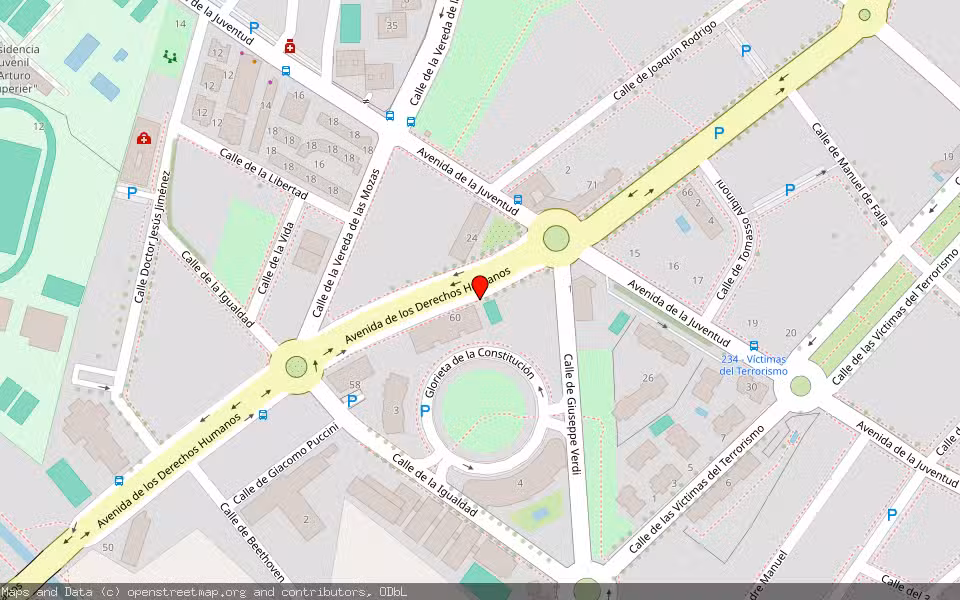 Mapa de Subasta Inmueble (Trastero) en Avila, Ávila