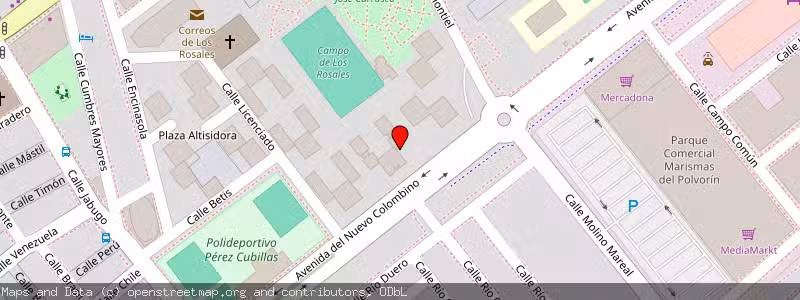 Mapa de Subasta de Inmueble (Vivienda) en Huelva, Huelva 