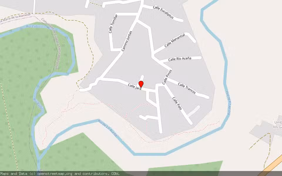 Mapa de Subasta Inmueble (Vivienda) en Santa Maria De La Alameda, Madrid