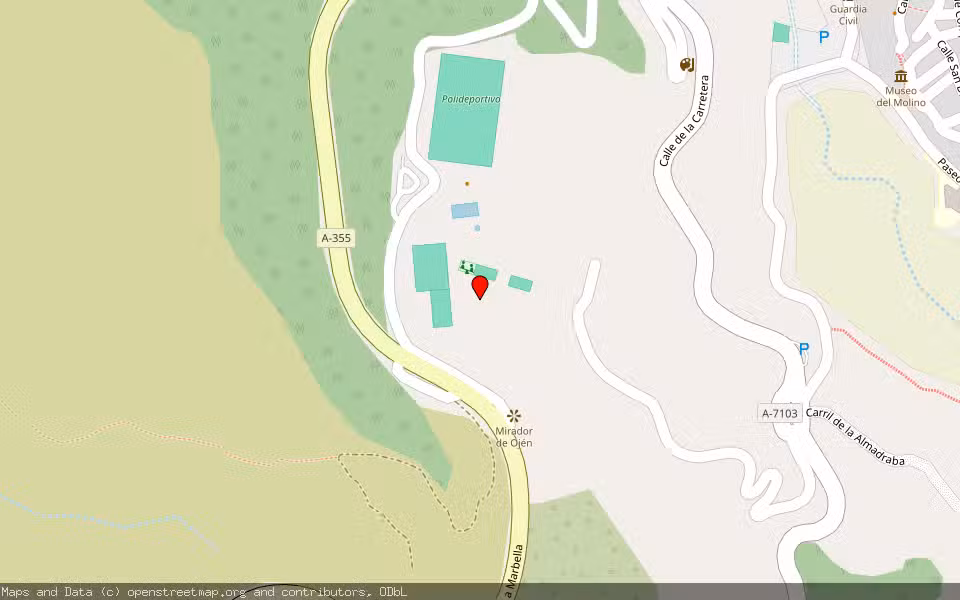 Mapa de Subasta Inmueble (Solar) en Ojen, Málaga