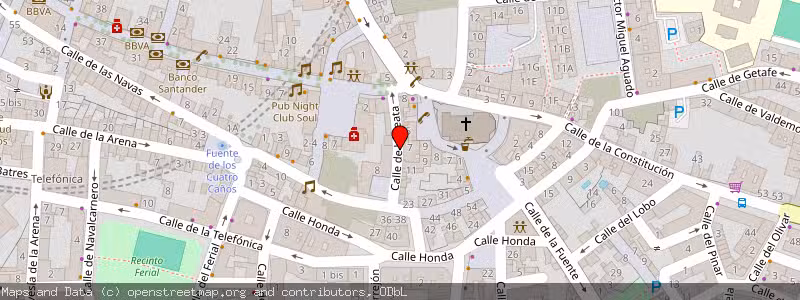 Mapa de Subasta de Inmueble (Garaje) en Fuenlabrada., Madrid 
