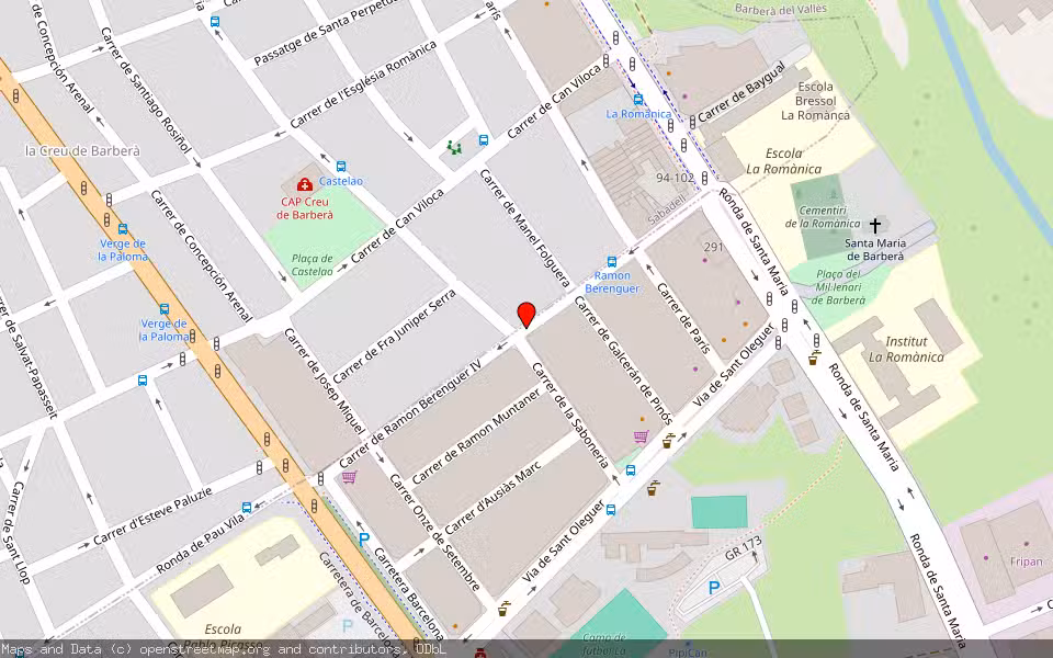 Mapa de Subasta Inmueble (Vivienda) en Barberà Del Vallès, Barcelona