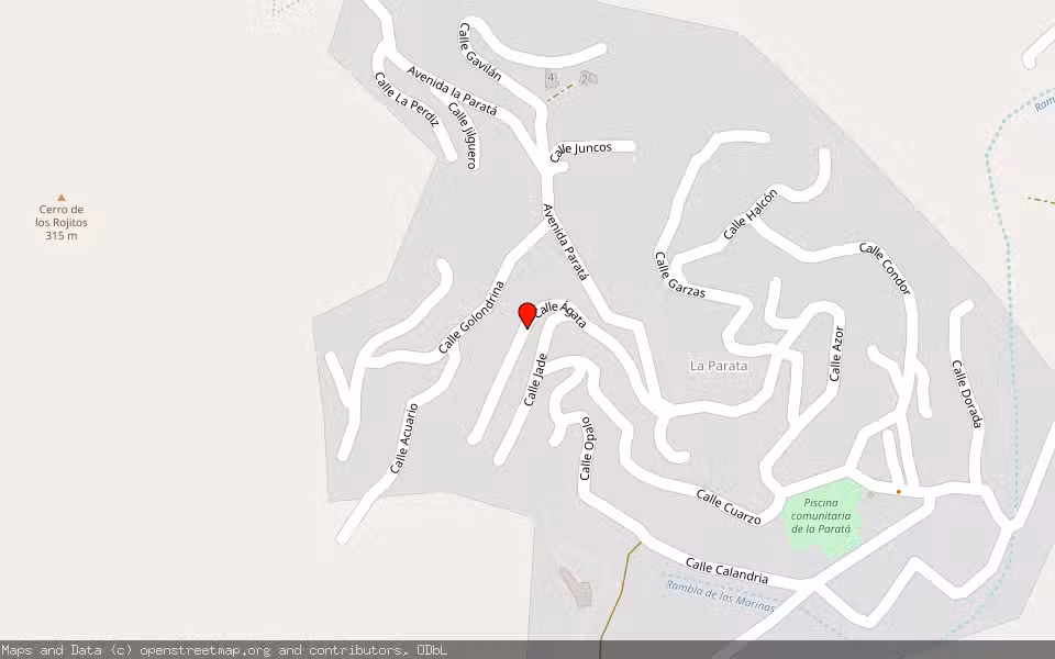 Mapa de Subasta Inmueble (Vivienda) en Mojacar, Almería
