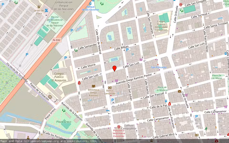 Mapa de Subasta Inmueble (Vivienda) en Torrevieja, Alicante/Alacant