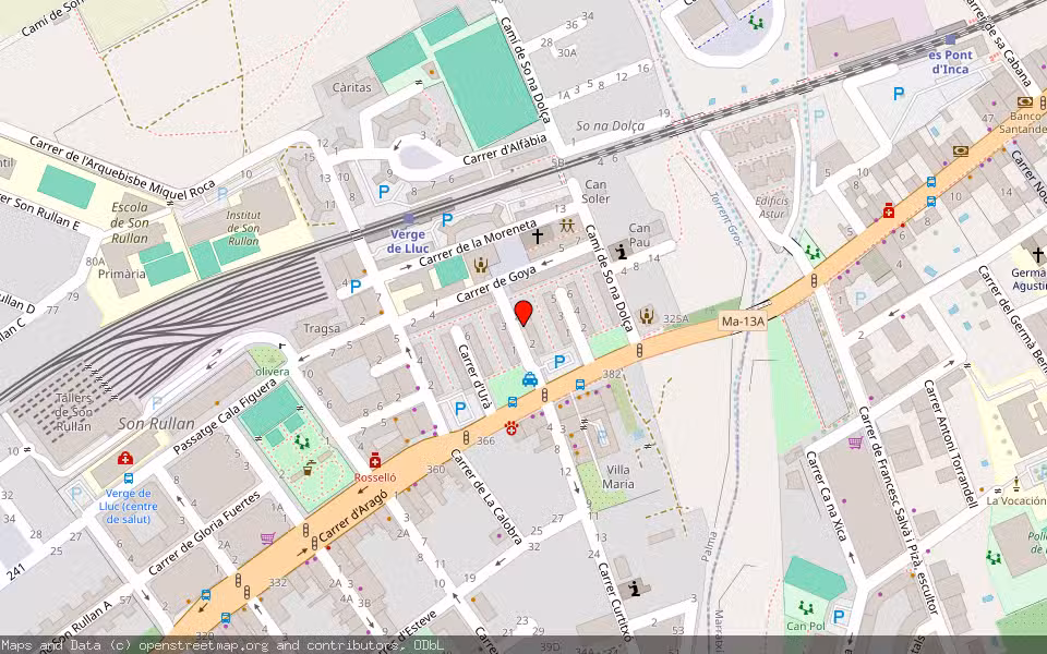 Mapa de Subasta Inmueble (Vivienda) en Palma, Illes Balears