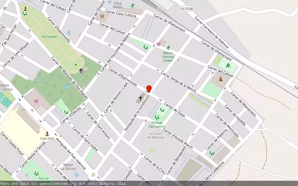 Mapa de Subasta Inmueble (Vivienda) en Betera, Valencia/València