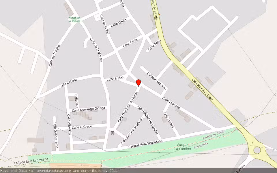 Mapa de Subasta Inmueble (Finca rústica) en Portillo De Toledo, Toledo