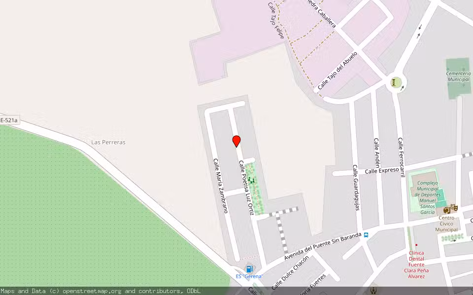Mapa de Subasta Inmueble (Vivienda) en Gerena, Sevilla