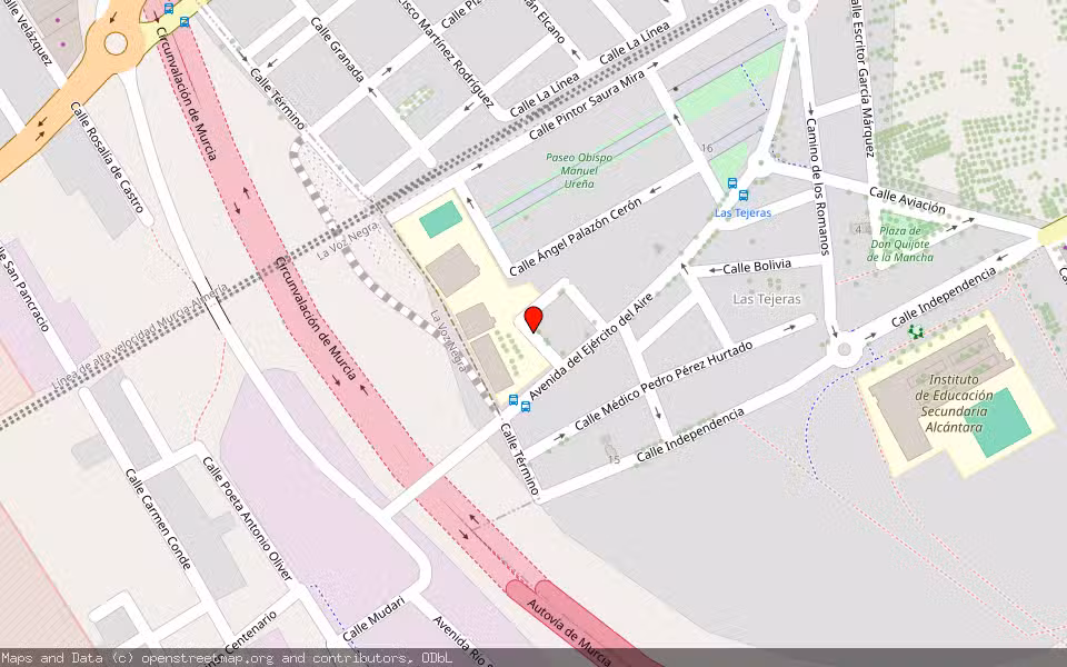 Mapa de Subasta Inmueble (Vivienda) en Alcantarilla, Murcia