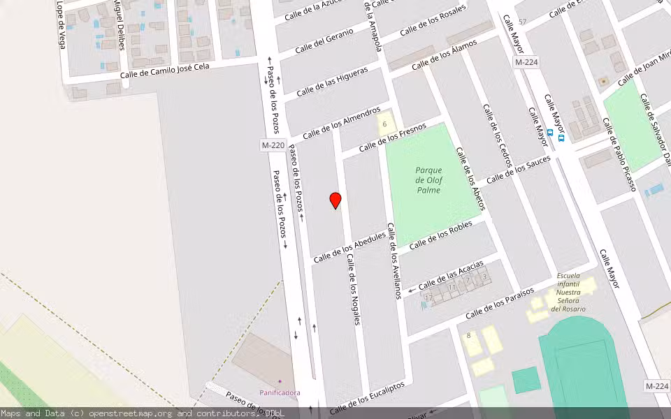 Mapa de Subasta Inmueble (Vivienda) en Torres De La Alameda, Madrid