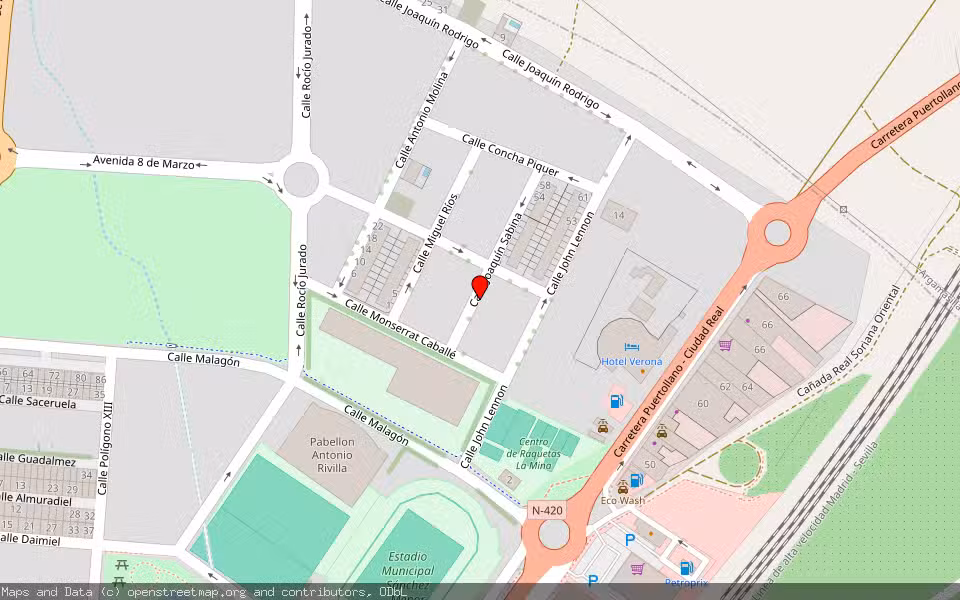 Mapa de Subasta Inmueble (Vivienda) en Carboneras, Almería