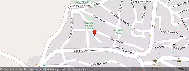 Mapa de Subasta de Inmueble (Finca rústica) en Almodovar Del Pinar, Córdoba 