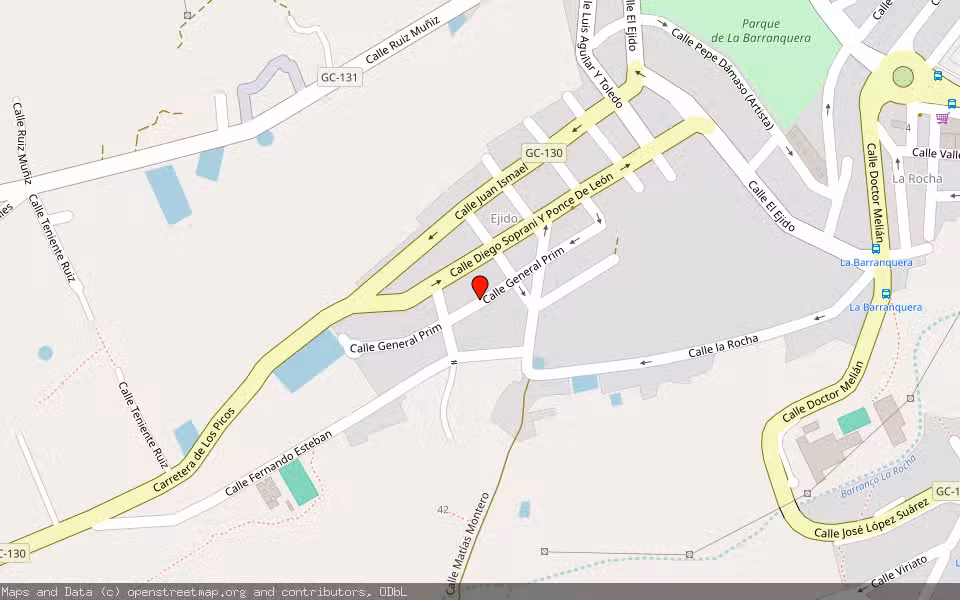 Mapa de Subasta Inmueble (Vivienda) en Telde, Las Palmas