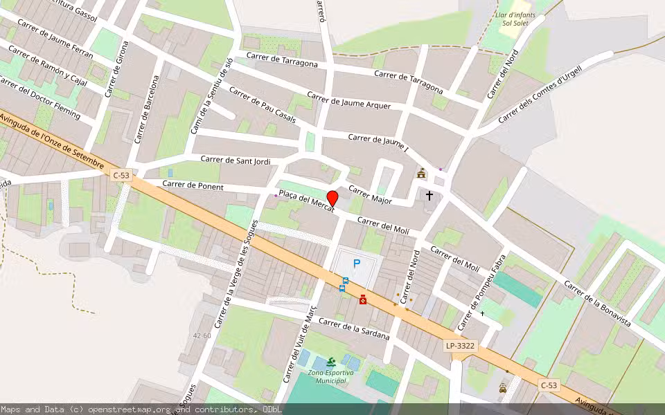 Mapa de Subasta Inmueble (Vivienda) en Bellcaire D'urgell, Lleida