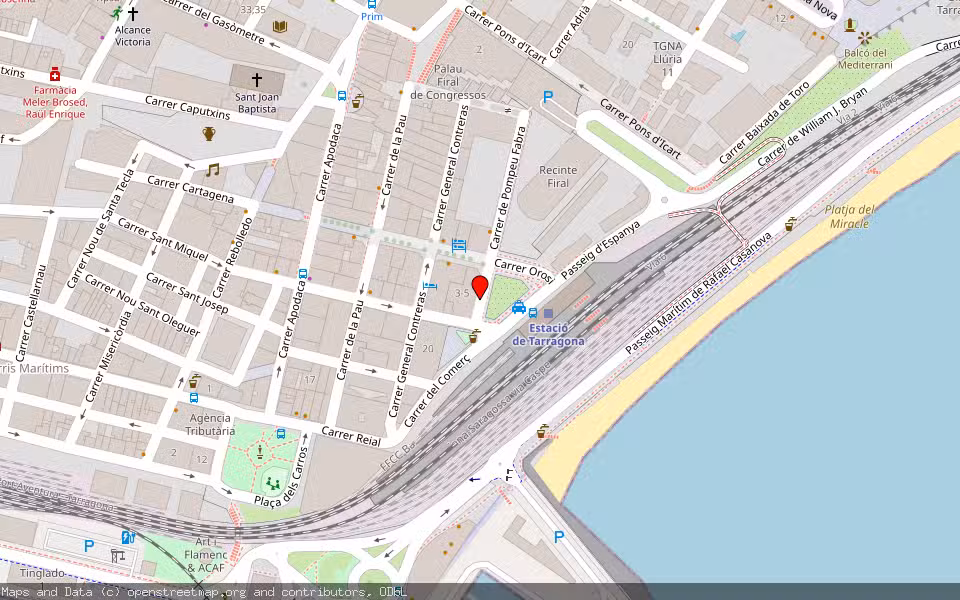 Mapa de Subasta Inmueble (Vivienda) en Tarragona