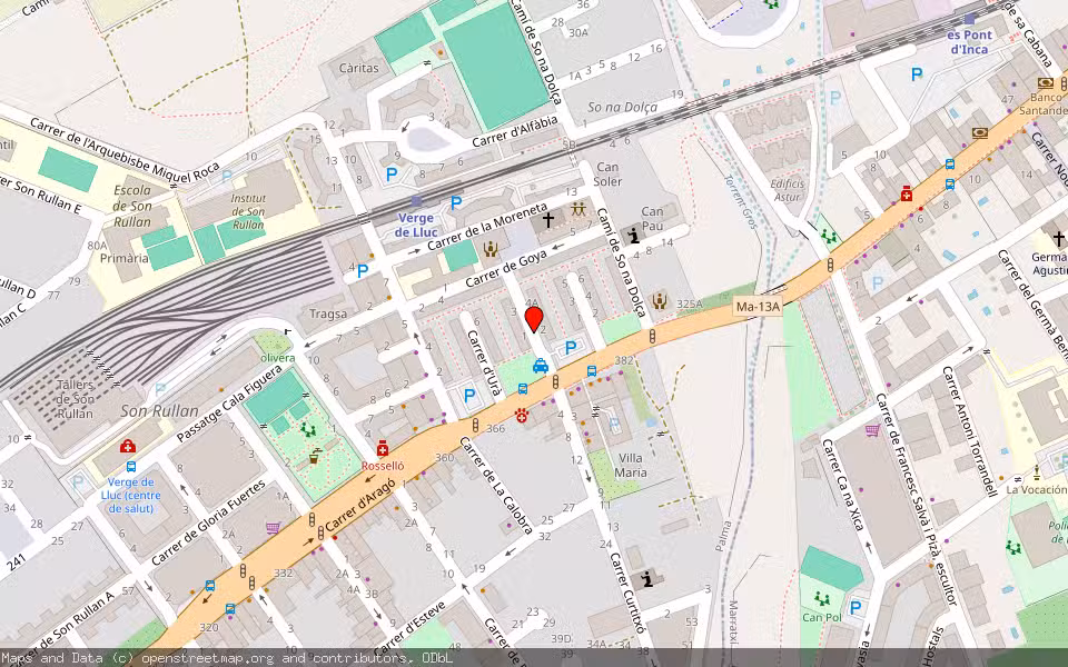 Mapa de Subasta Inmueble (Vivienda) en Palma, Illes Balears