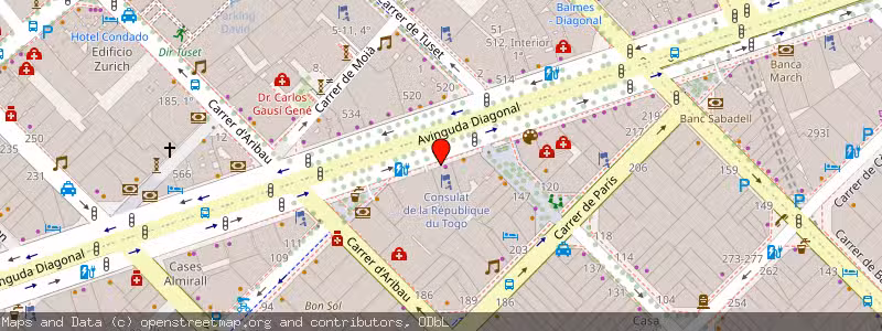 Mapa de Subasta de Inmueble (Garaje) en Barcelona, Barcelona 