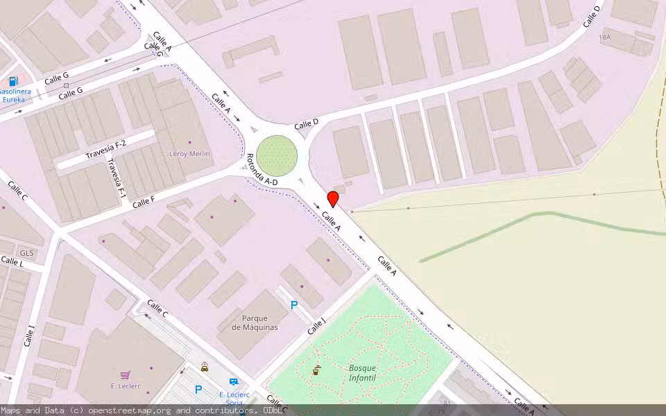 Mapa de Subasta Inmueble (Finca rústica) en Soria