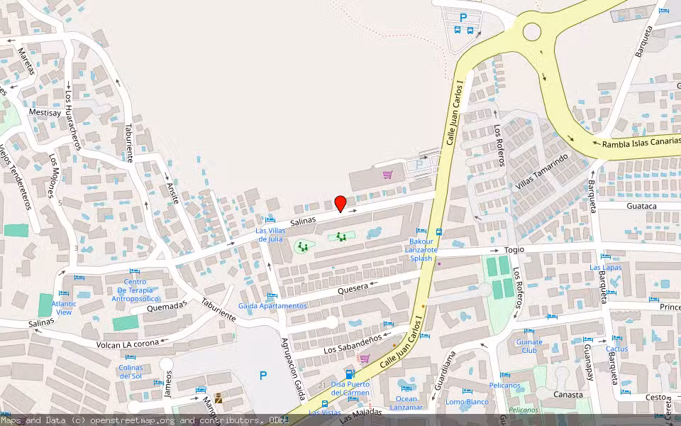 Mapa de Subasta Inmueble (Vivienda) en Tias, Las Palmas