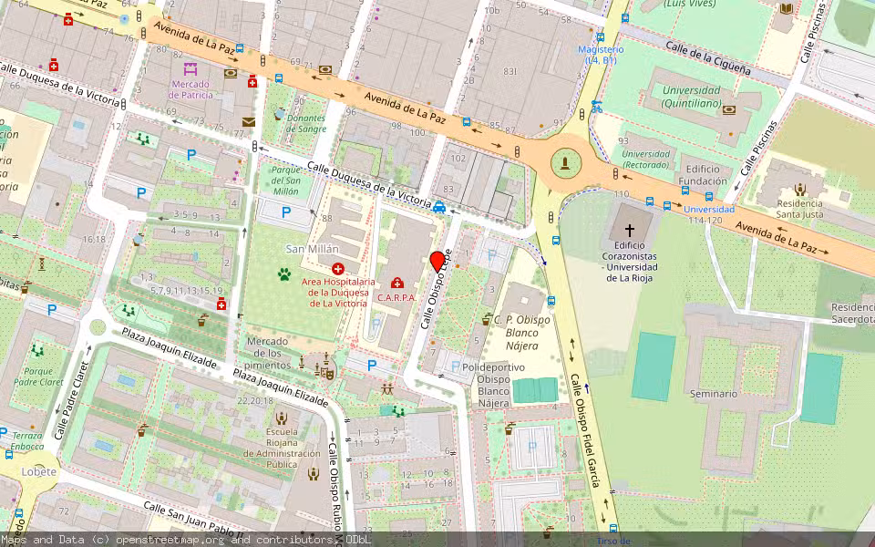 Mapa de Subasta Inmueble (Vivienda) en Logroño, La Rioja