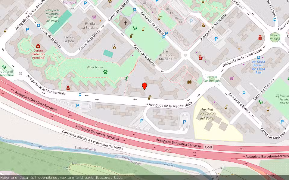 Mapa de Subasta Inmueble (Vivienda) en Badía Del Vallès, Barcelona