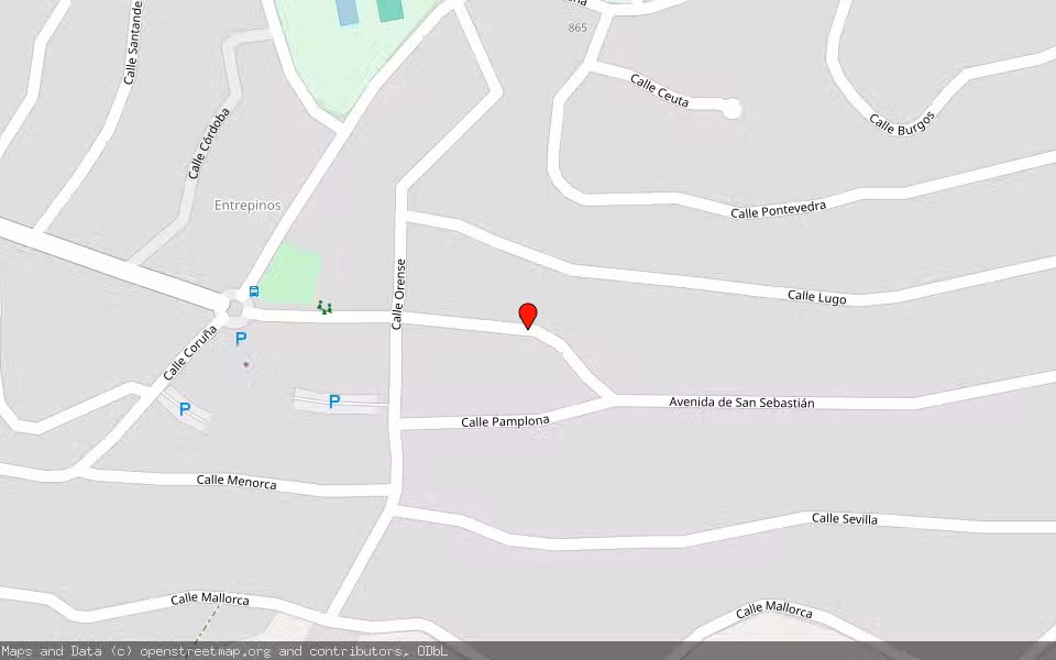 Mapa de Subasta Inmueble (Vivienda) en Cadalso De Los Vidrios, Madrid