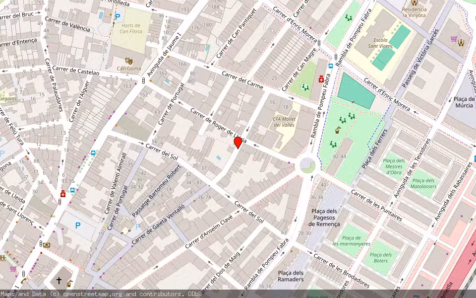 Mapa de Subasta Inmueble (Vivienda) en Mollet Del Vallès, Barcelona