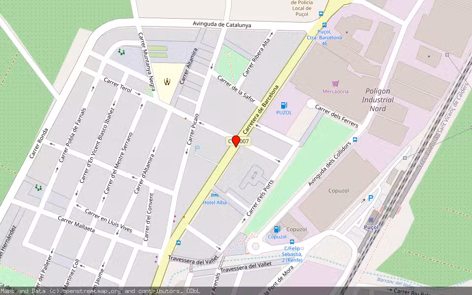 Mapa de Subasta Inmueble (Vivienda) en Puzol, Valencia/València