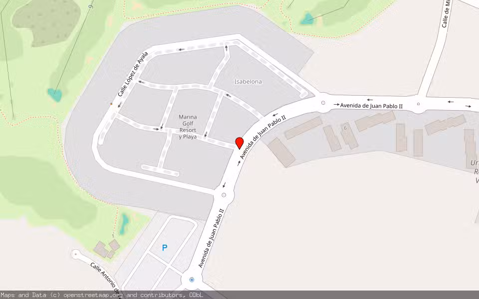 Mapa de Subasta Inmueble (Vivienda) en Ayamonte, Huelva