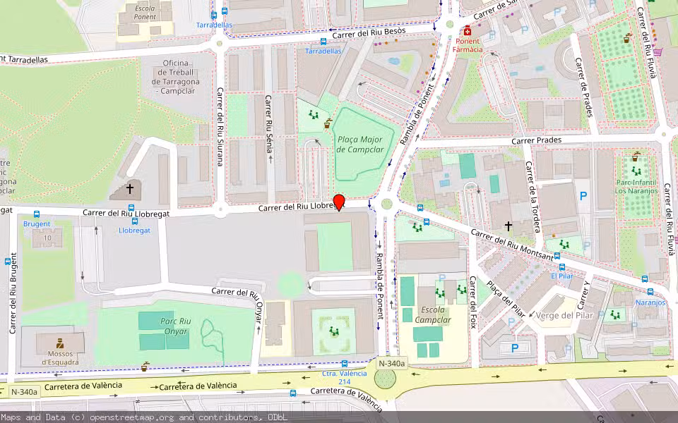 Mapa de Subasta Inmueble (Vivienda) en Tarragona