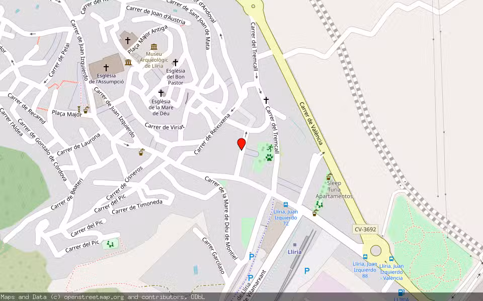 Mapa de Subasta Inmueble (Vivienda) en Llíria, Valencia/València