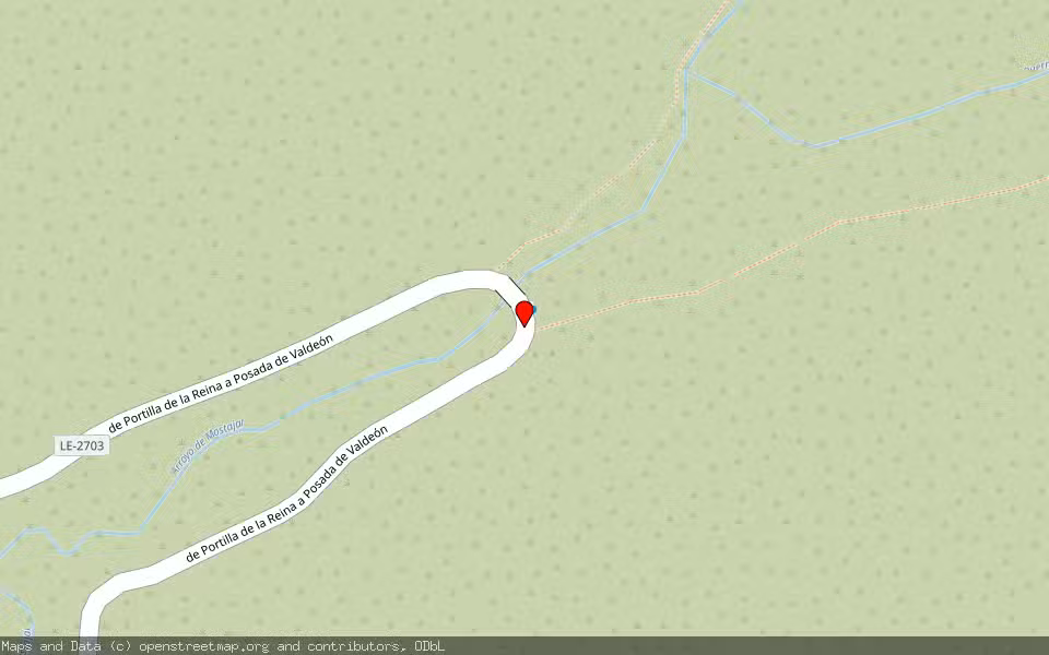 Mapa de Subasta Inmueble (Finca rústica) en Boca De Huérgano, León