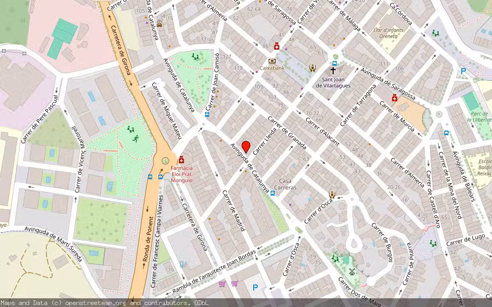 Mapa de Subasta Inmueble (Vivienda) en Sant Feliu De Guíxols, Girona